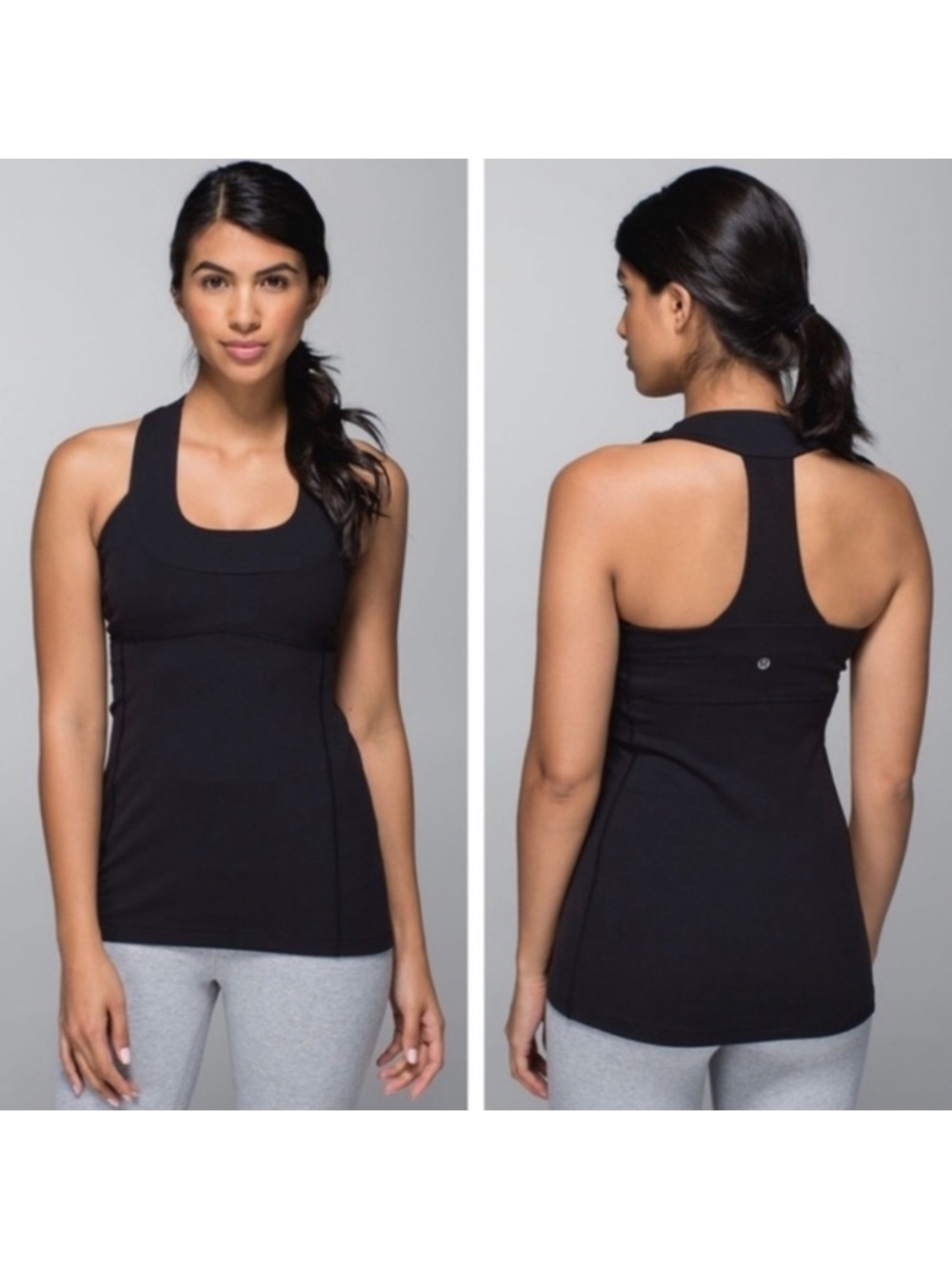 lululemon athletica RazorbackScoop-Neck Athletic Halter Tank Size 12